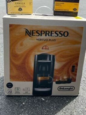 Nespresso Vertuo Plus by DeLonghi - Black with Copper Accent